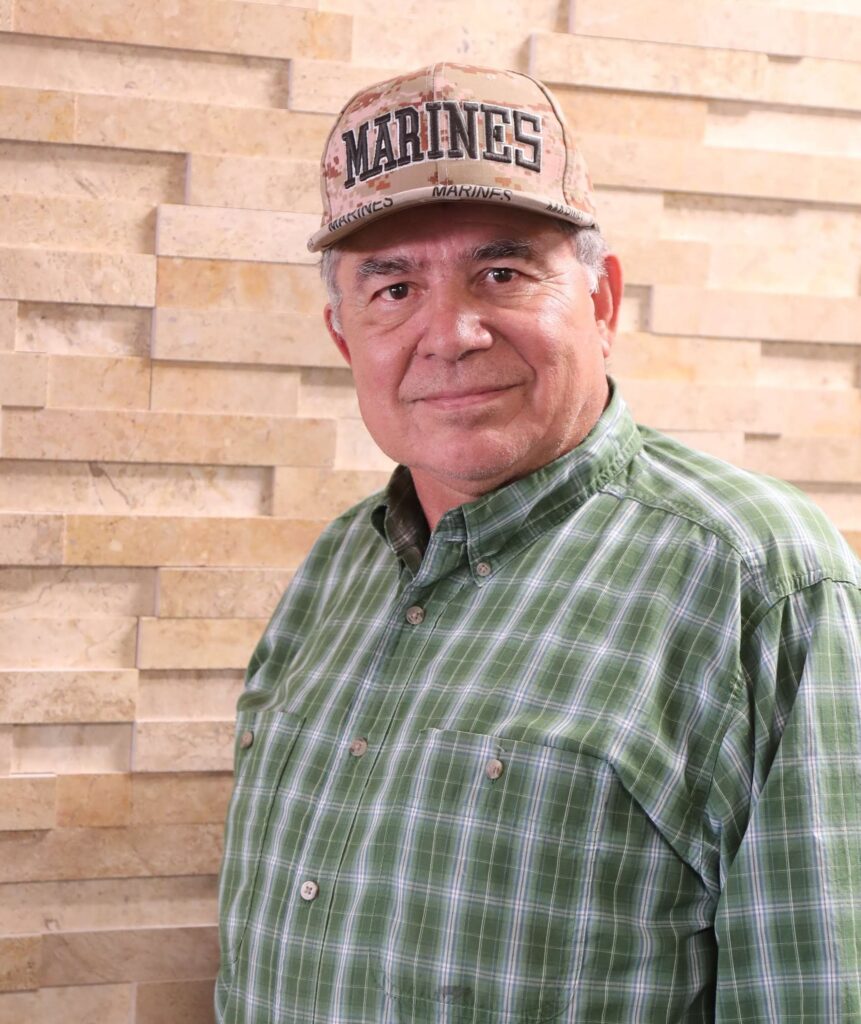 Founder Reynaldo with his US Navy cap on